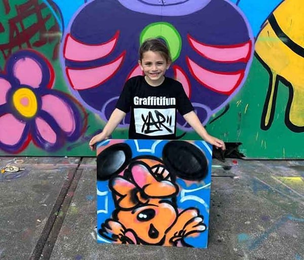 Colorful Graffiti Parties Ignite Kids’ Creativity